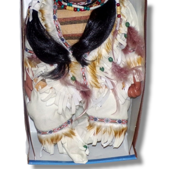 Royal Cathay Limited Edition Native American Porcelain Doll - 20" - Picture 3 of 8